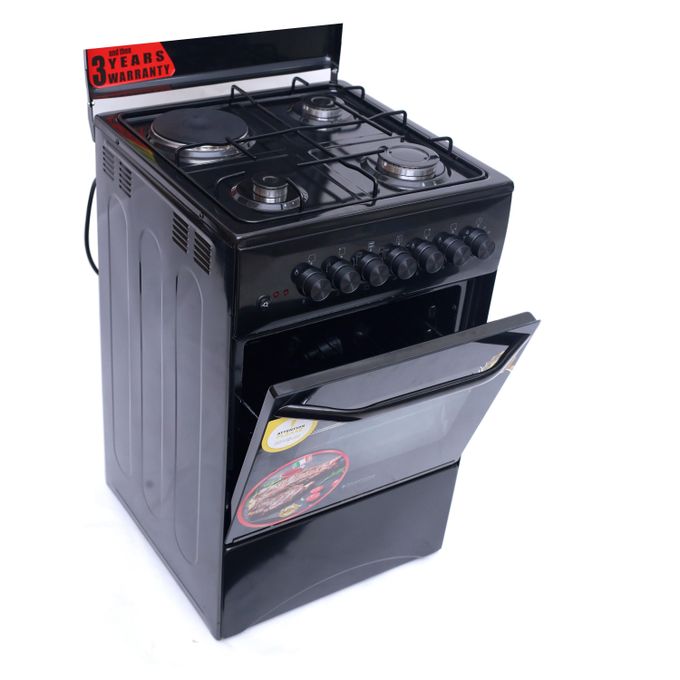 Blueflame cooker C5031E-BM (3+1) has & electric cooker