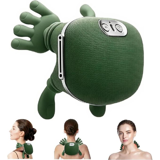Bionic 4D kneading electric neck and shoulder massager.