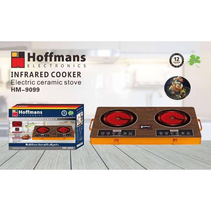 Hoffmans Electronics HM-9099 Double Infrared Cooker
