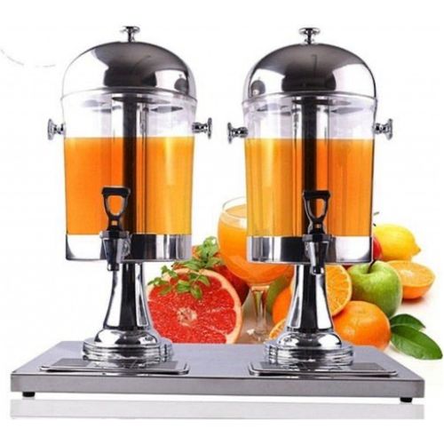 Double-tank (non electric) commercial juice dispenser