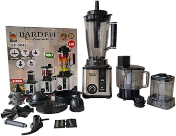 Bardefu BF-5042 8-in-1 juicer, blender, and food processor.