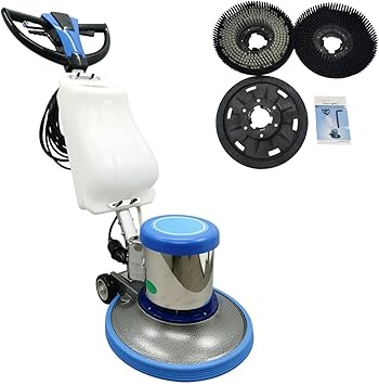 Super Clean industrial floor scrubber and polisher with a high-torque moto