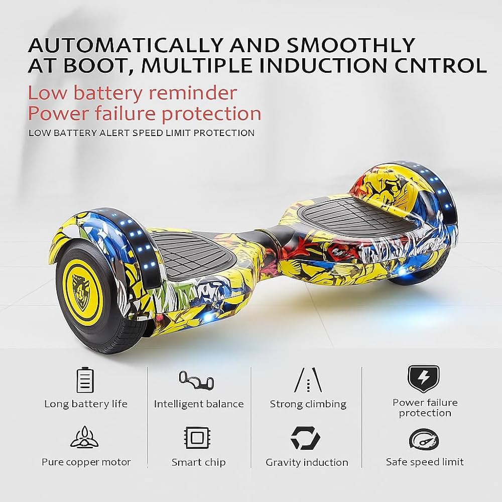6.5-inch self-balancing electric hoverboard
