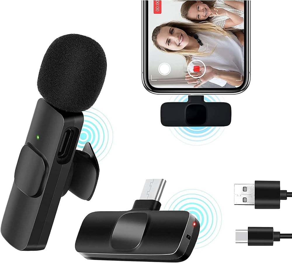 K9 wireless lavalier microphones