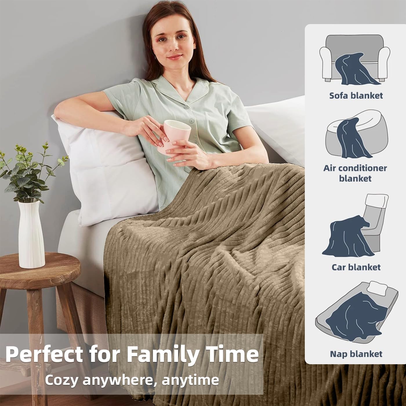 6BY6 SOFT FLEECE BLANKETS/THROW BLANKET