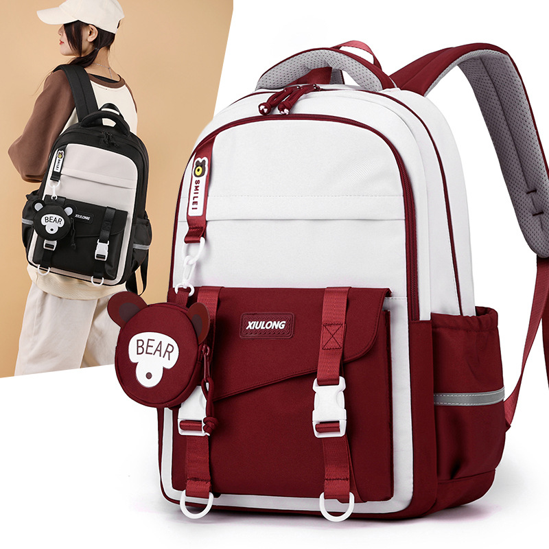 Water-Resistant Student Backpack / girls casual designer backpack