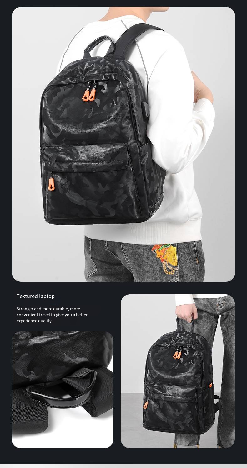 camouflage waterproof laptop backpack