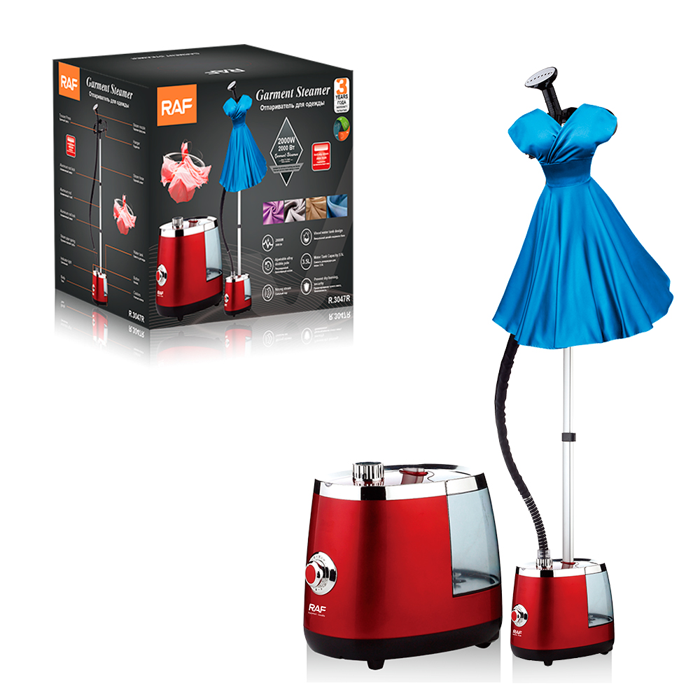 Vertical garment steamer