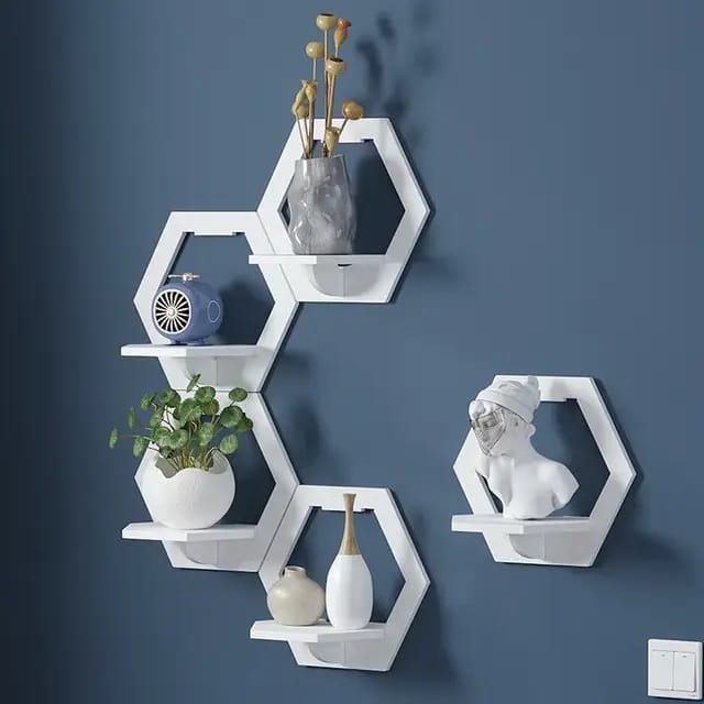 Modern Decorative floating shelves / 5-piece set