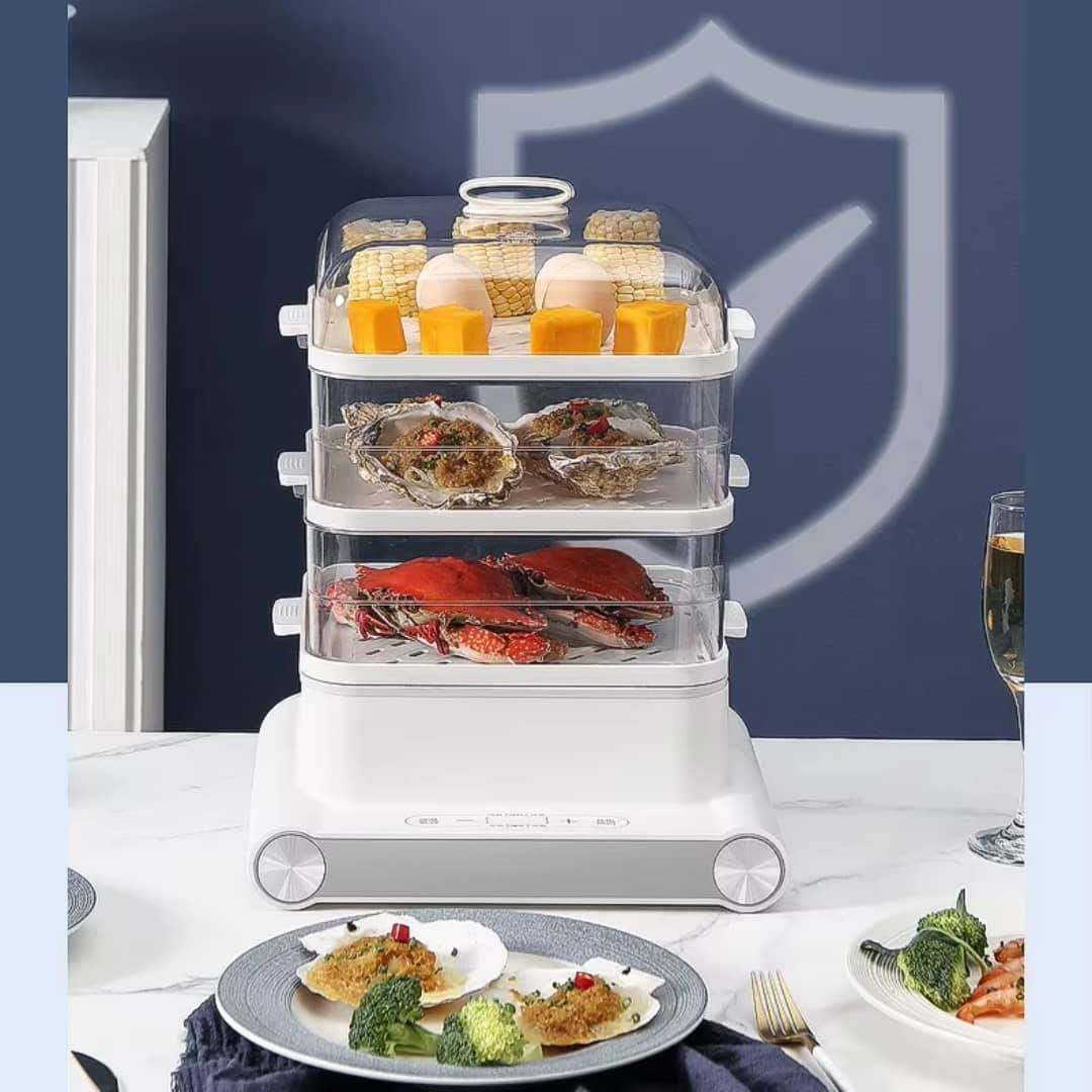 RAF R.5238 3-Tier Electric Food Steamer