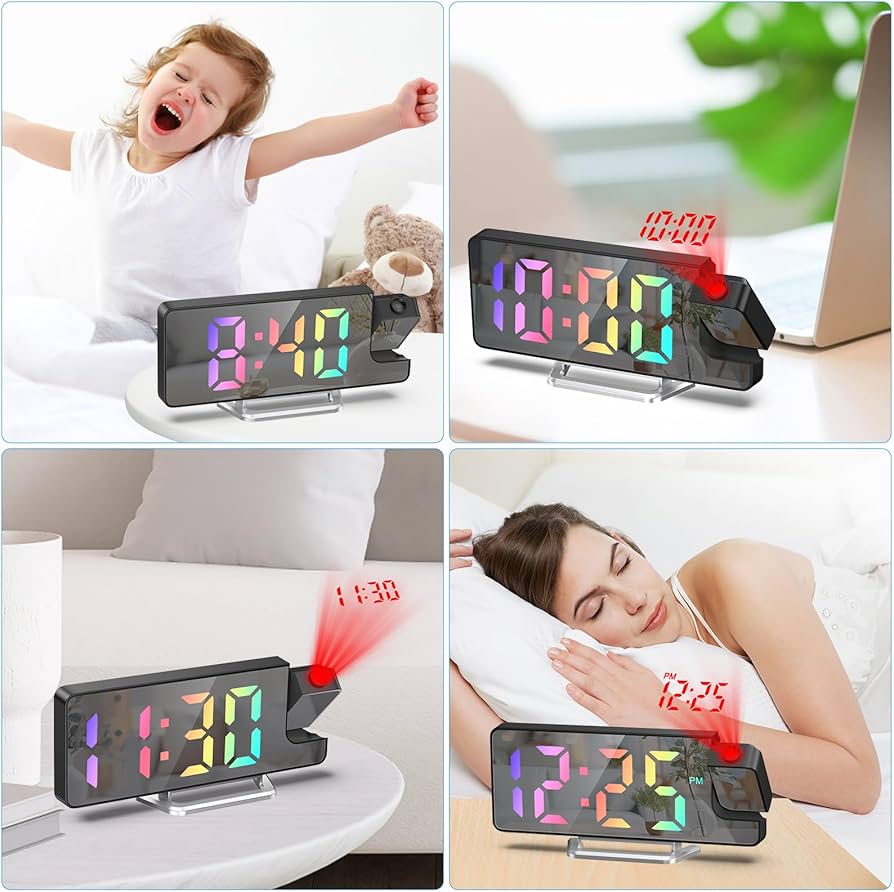 projection alarm clock / led clock