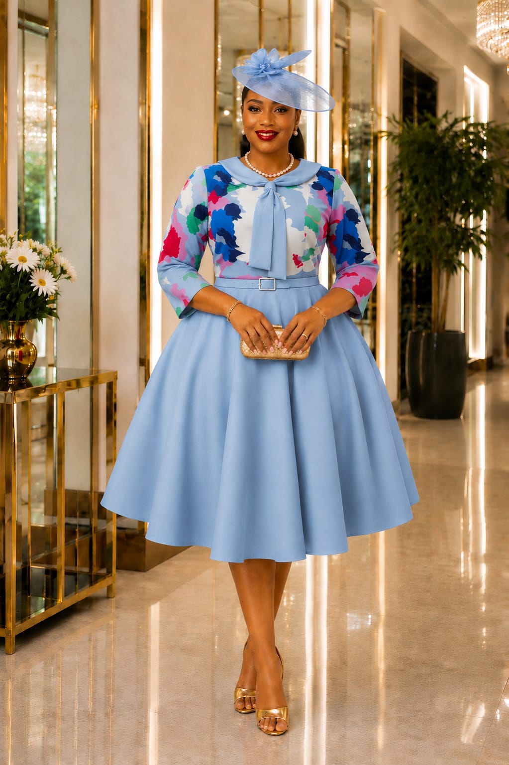 classic ladies' elegant dress