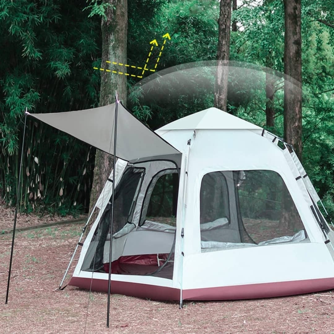 automatic popup camping tent / 4-6 people