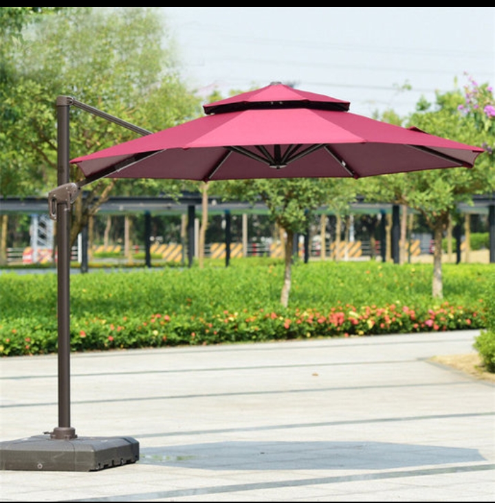 cantilever patio umbrella / adjustable umbrella canvas