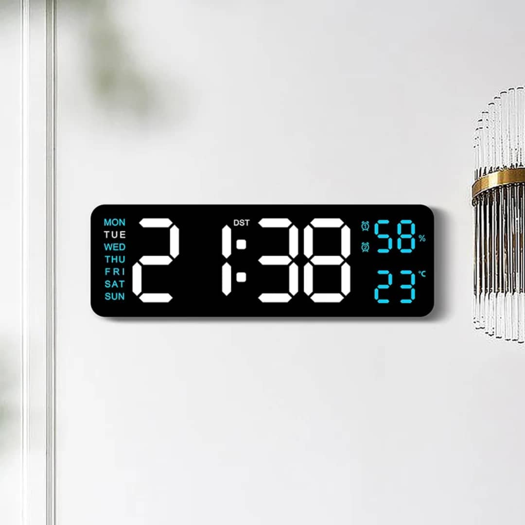 Multifunctional LED digital wall clock