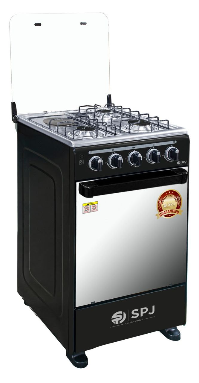 SPJ 50x50cm 4-burner [3+1] freestanding cooker