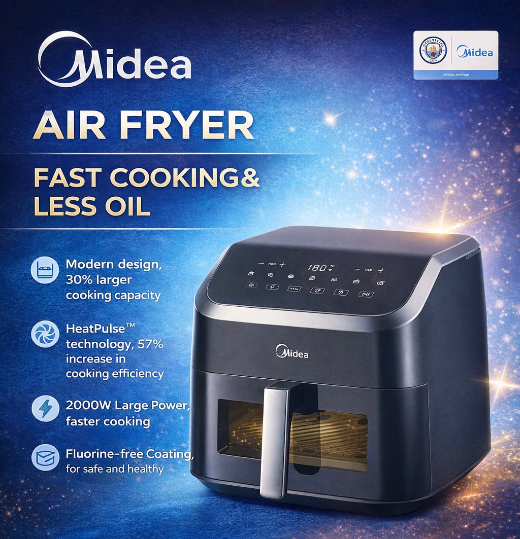Midea 8.5 litres digital air fryer