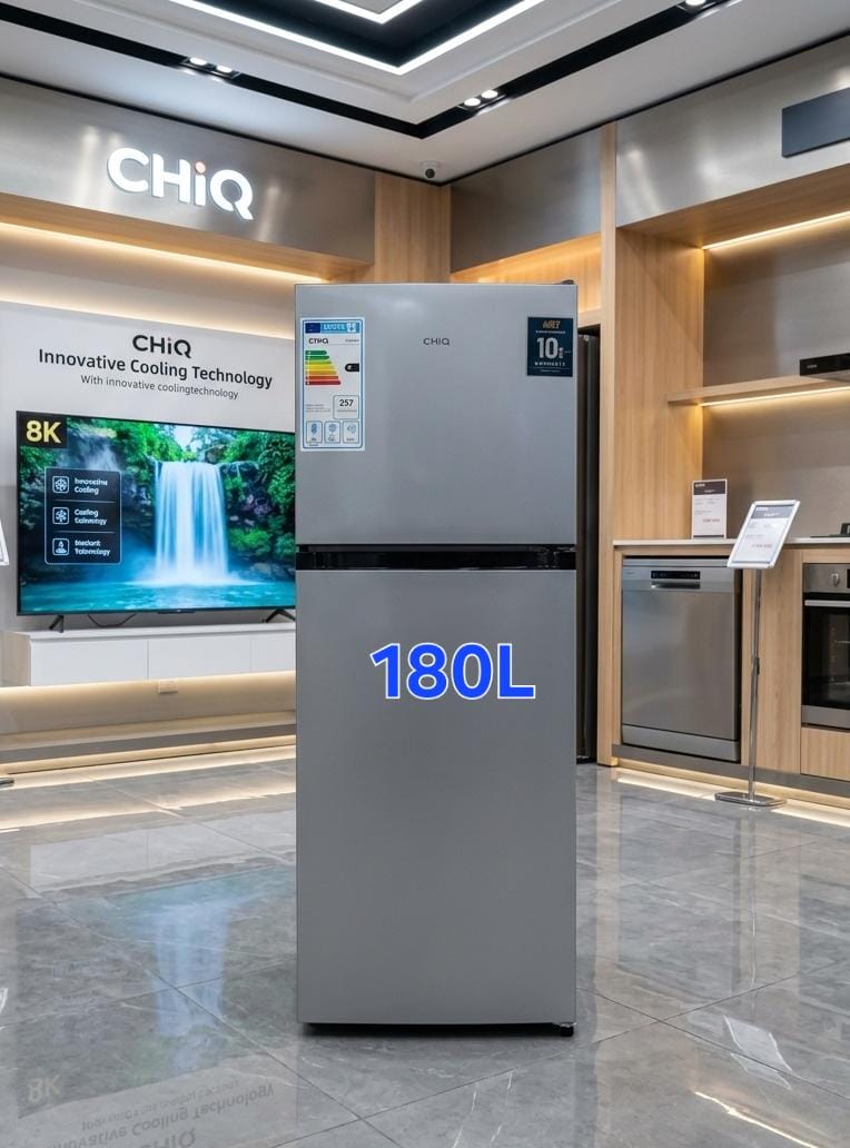 CHiQ 180L refrigerator double-door, top-freezer