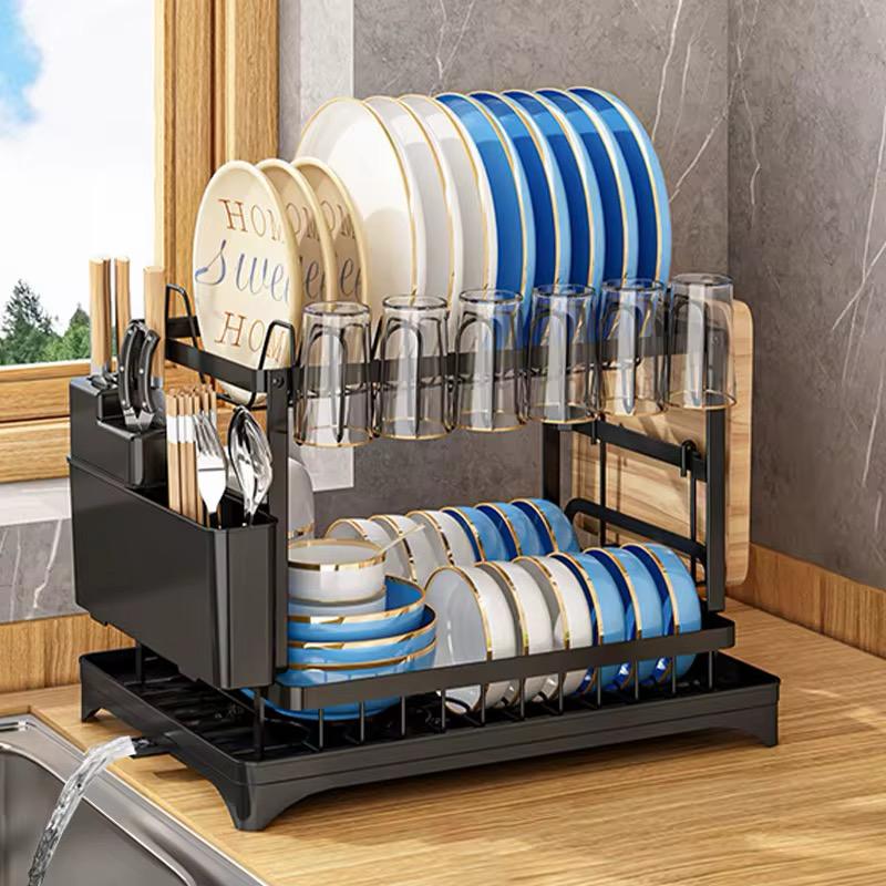2-tier  dish drying rack