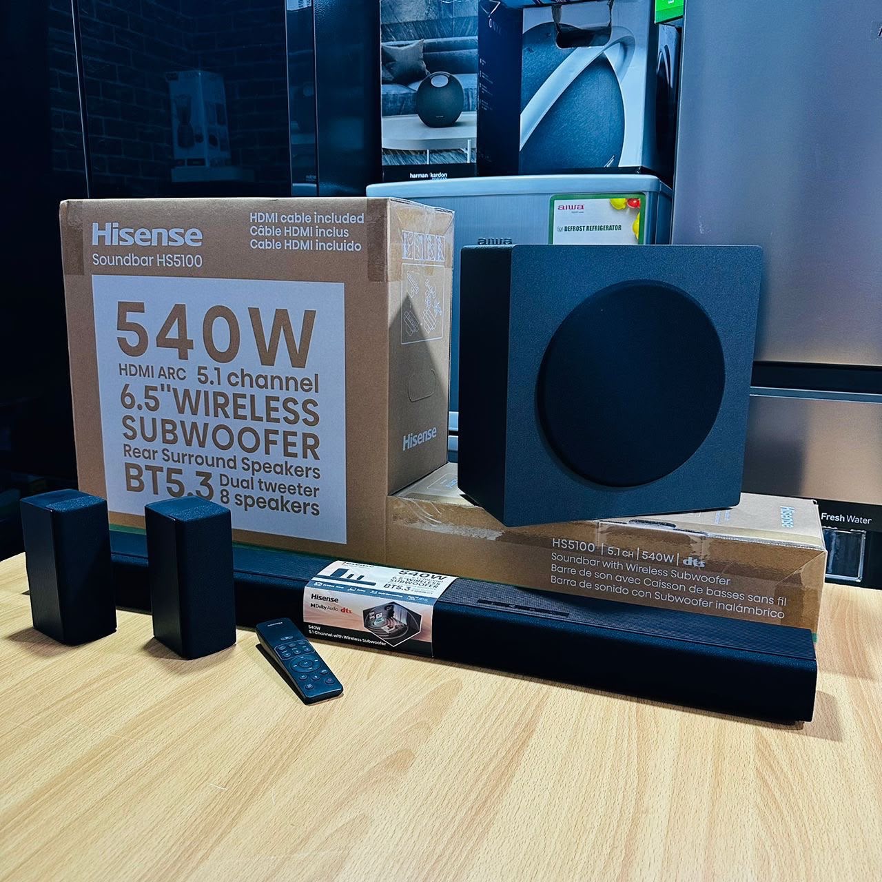 Hisense HS5100 5.1-Channel Soundbar System