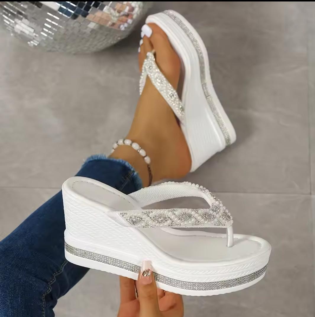 Summer slip-on sandals