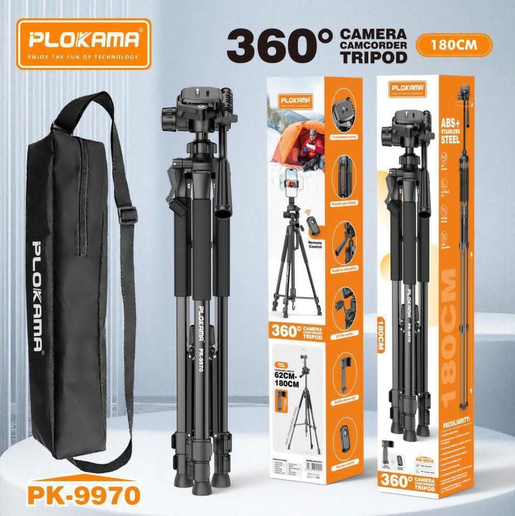 Plokama PK9970 Professional Tripod for Mobile & Camera