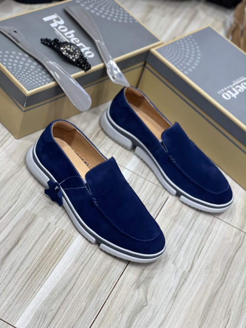 Voyager men's genuine suede loafer sneaker