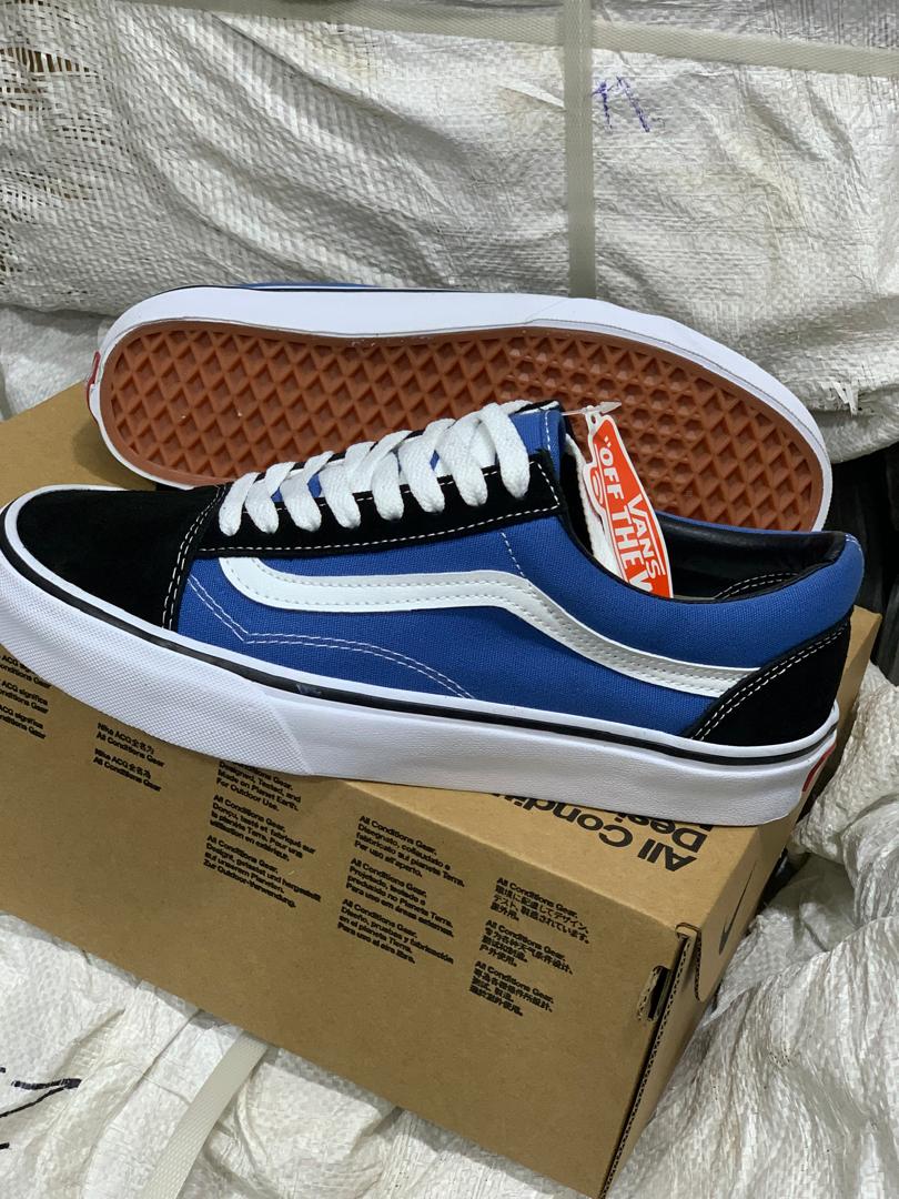 Vintage Van's color block sneakers