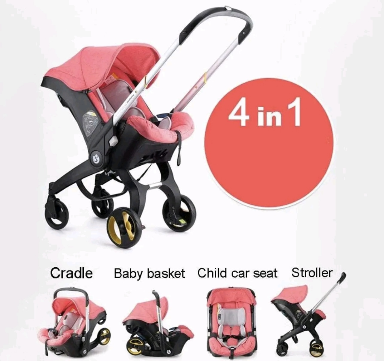 4-in-1 convertible next generation baby stroller