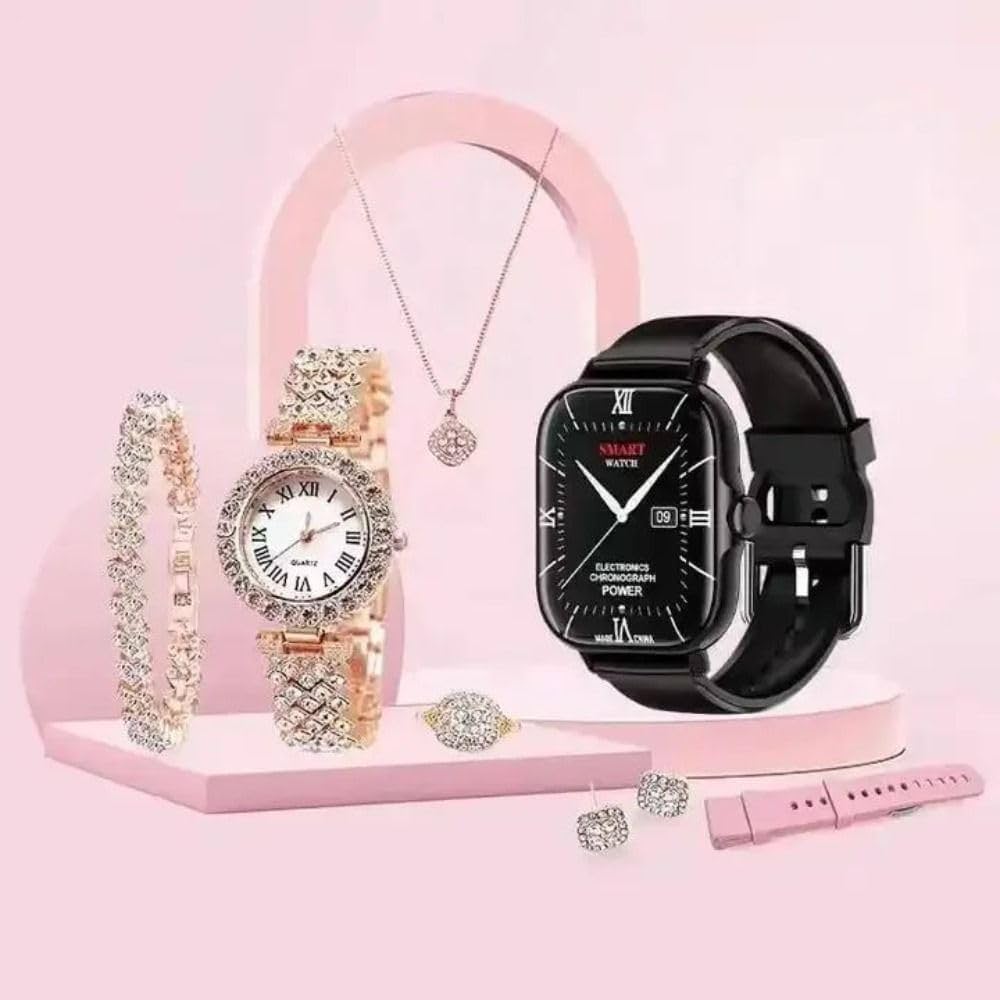 A58 Plus Smart Watch Luxury Gift Set