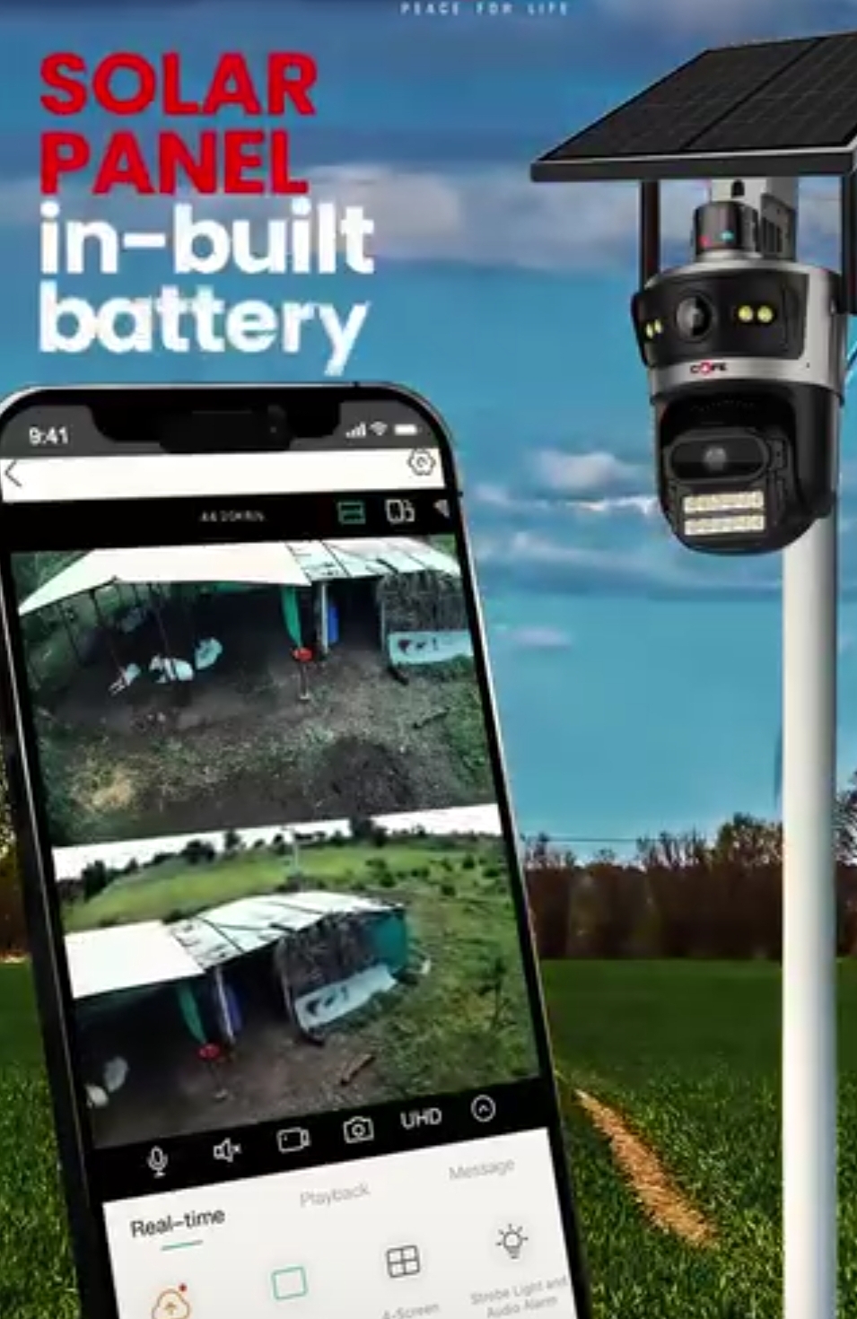 Solar PTZ Camera