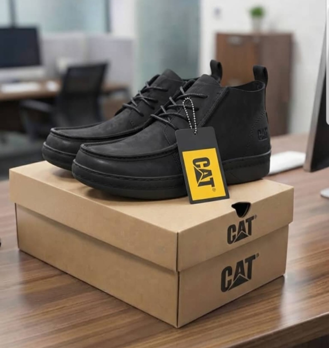 CAT-moctoe high low shoes