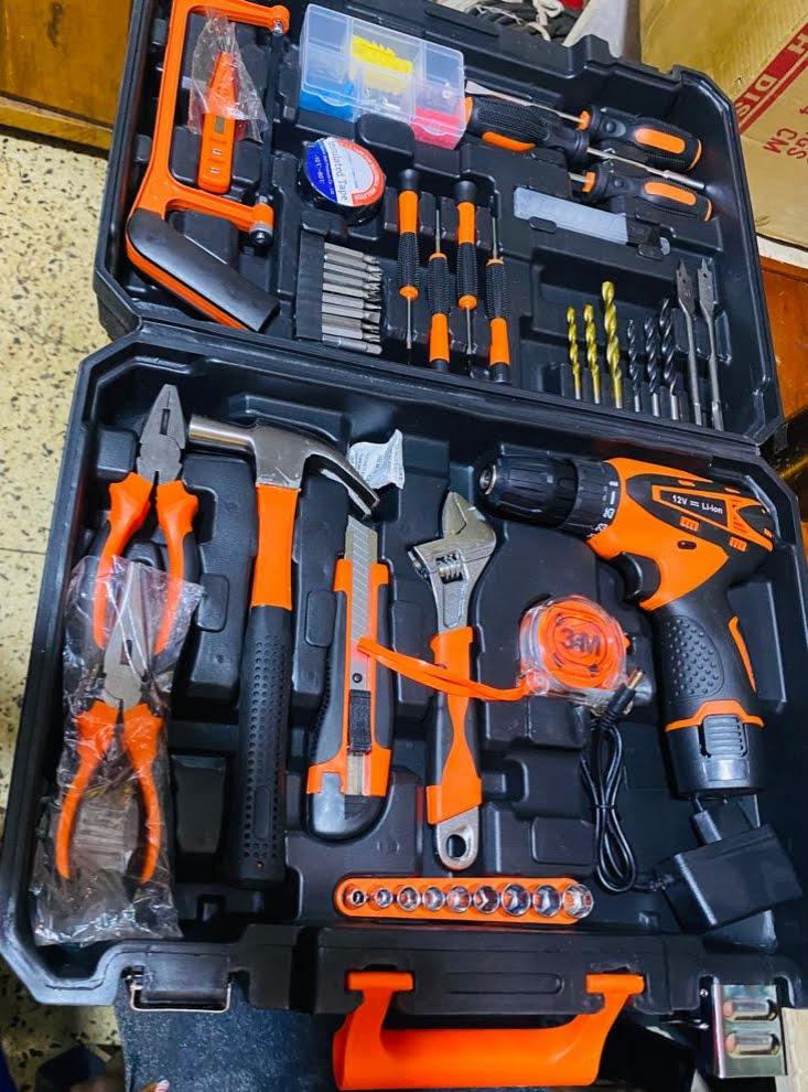12V cordless drill set
