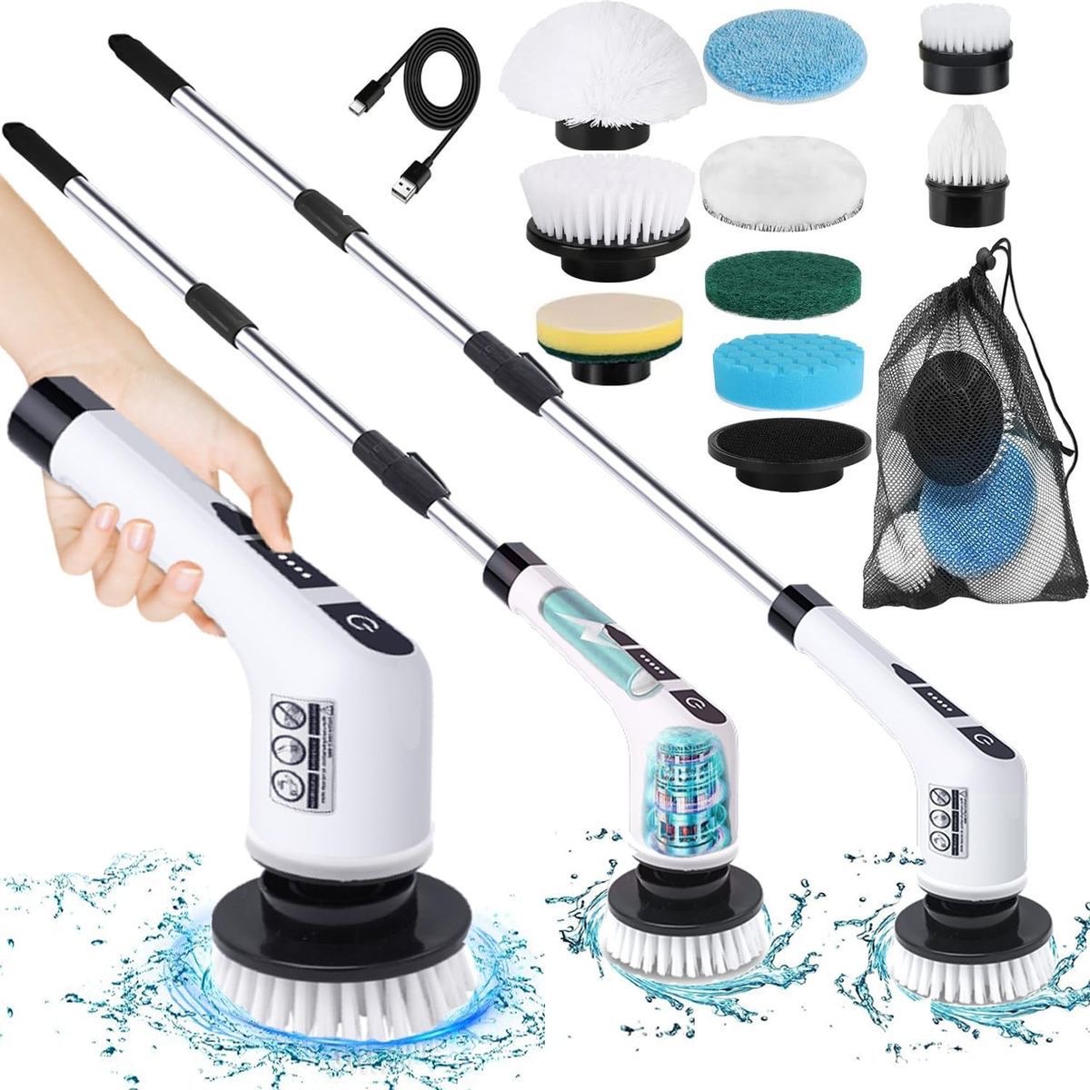 7-in-1 Electric Spin Scrubber