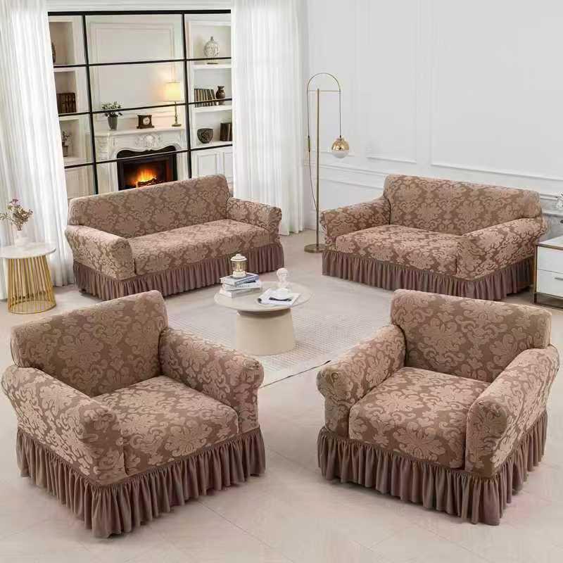 Turkish jacquard sofas cover set