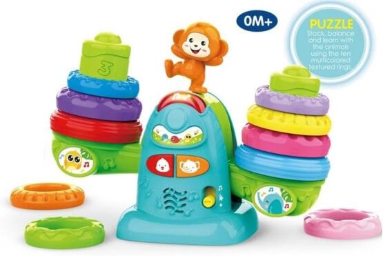Colorful Seesaw Stacker – Musical Learning Toy