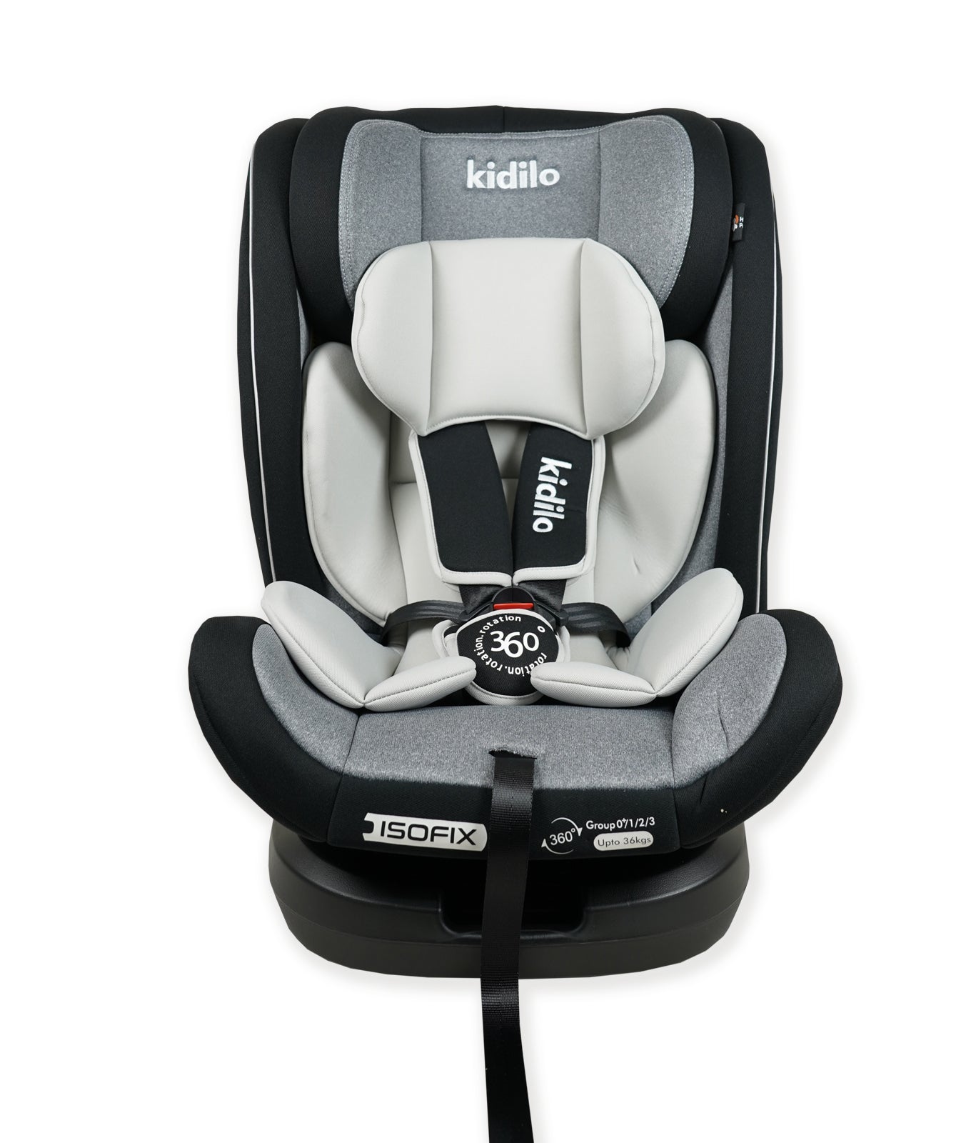 Kidilo 360° kids car seat features ISOFIX / all ages