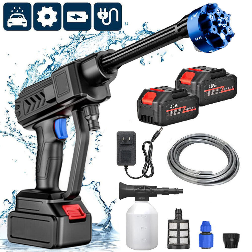 6-in-1 cordless portable high pressure spray water gun / high pressure car washer gun/high pressure water spray gun