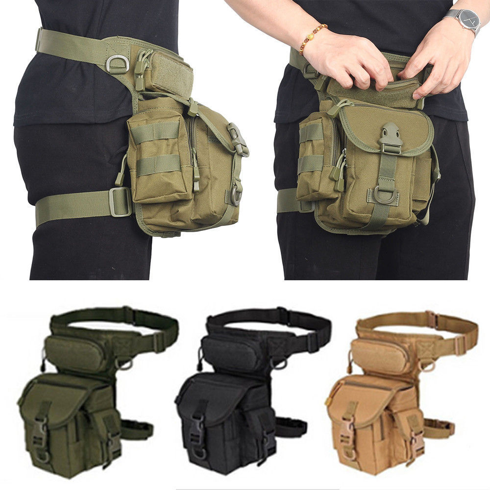 tactical drop leg pouch bag / utility leg rig