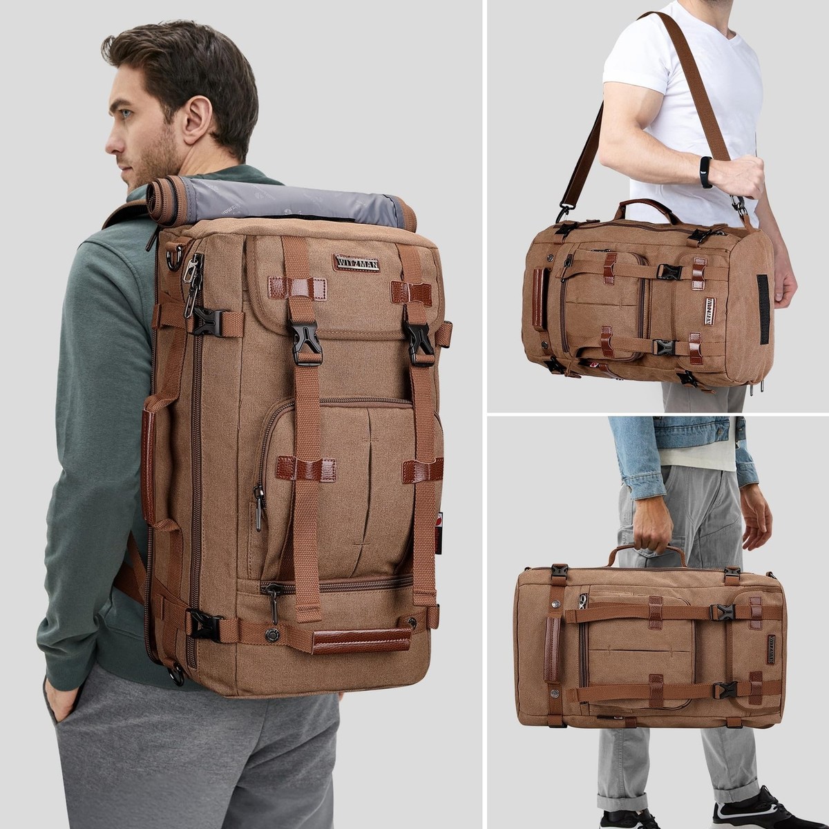 Convertible travel bag / canvas bag