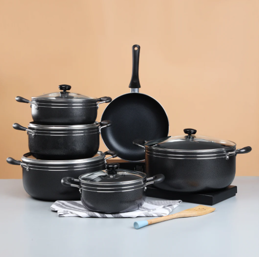 Tornado 11-piece non-stick cookware set